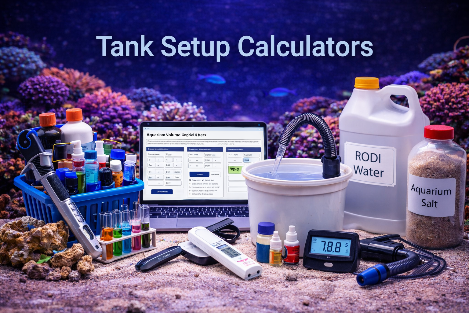 Mar Setup Tank Setup Calculators - Bespoke Reef